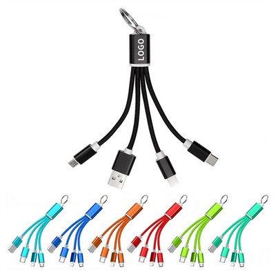 3-in-1 Keychain USB Cable